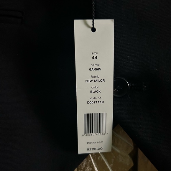 New Theory Black Vest Garris New Taylor Dinner Engagement Wedding Party elegant - Picture 6 of 11